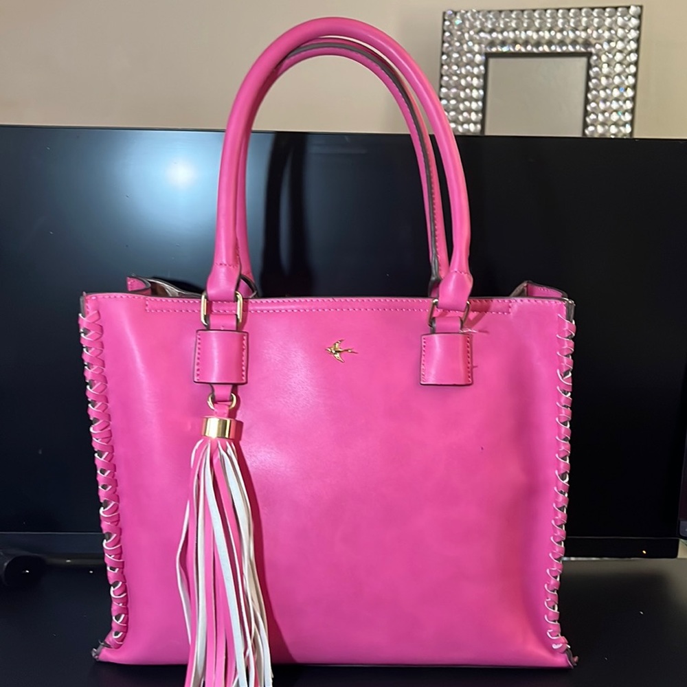 Kate Landry Pink Vegan Leather Purse from Dillard
